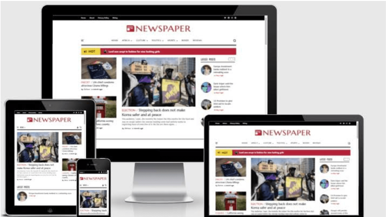 how to make newspaper website with ai